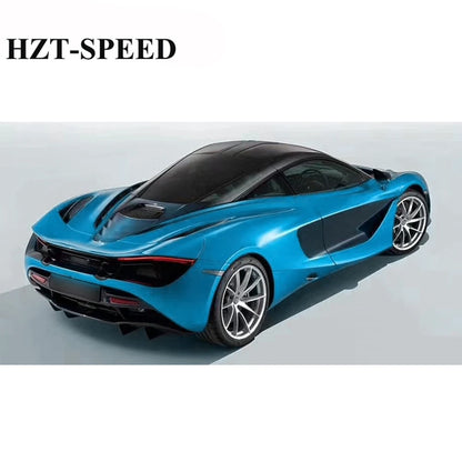 A Full Set Carbon Fiber Car Body Kit Front and Rear Bumper Diffuser Hood Side Skirts Spoiler For McLaren 720S 2017+