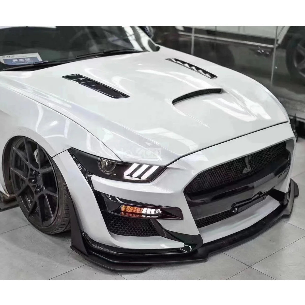 Car bumpers body kit GT500 shelby front bumper look for ford mustang 2015-2017 year upgrade GT500 shelby front bumper