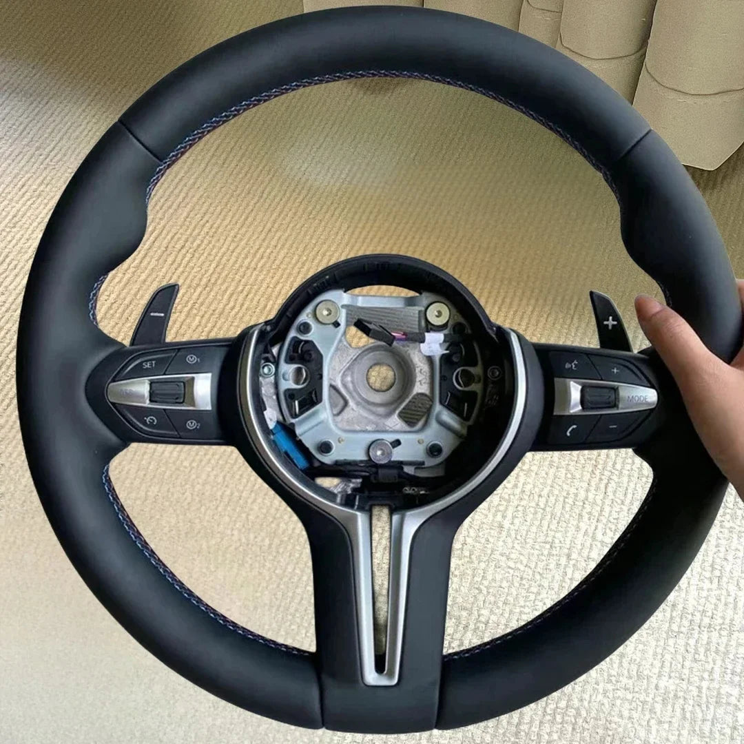 Car Steering Wheel Leather Fit For BMW F30 3 5 Series F10 M5 F30 F45 F10 M Performance Sport  F32 F11