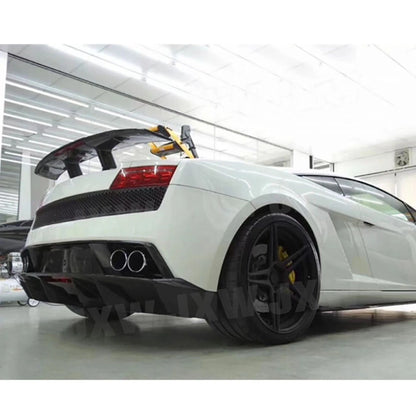 Carbon Fiber FRP Rear Bumper Extension for Lamborghini LP550 LP560 LP570 2008-2014 Body Kits Cars Accessories Rear Lip Diffuser