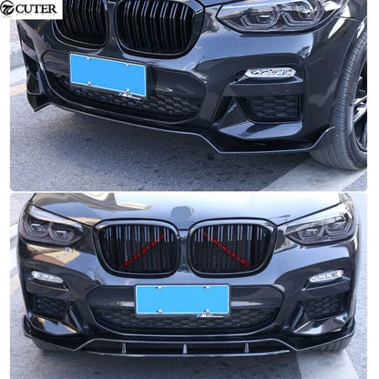 G02 X4 X4M Competition style ABS Front Lip Splitter grills rear diffuser Rear spoiler Mirror Cover for BMW G02 X4 Car Body Kit