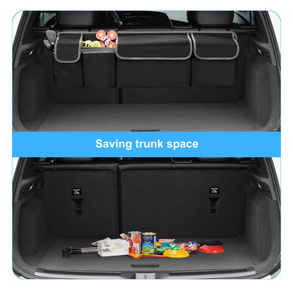 Car Trunk Storage Organizer with Lid – Universal 70L Oxford Cloth Folding Storage Box