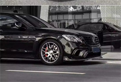 Car body kit surround Front rear lip grill fog lamp cover For Mercedes-Benz S class S63 brabus