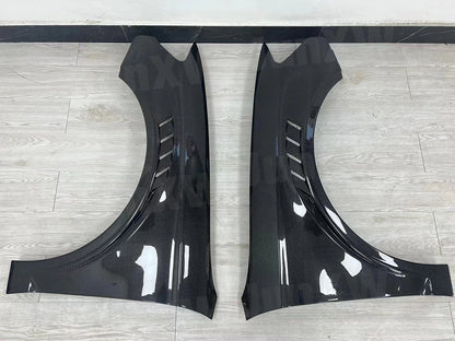 Carbon Fiber Front Bumper Car Side Fender Fin Splitters Spoiler Accessorise for Audi A3 S3 2014-2020 FRP Body Kits