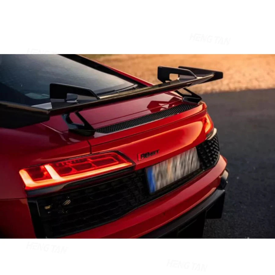 Carbon Fiber For Audi R8 2013-2022 Car Rear Trunk Spoiler Rear Wing Tail Wing Parts Upgrade Body kit Car Accessories