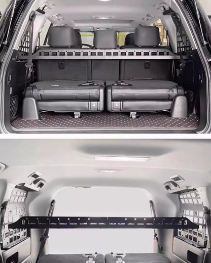 Rear Trunk Shelf Molle Panel Cargo Organizer Racks – Fit for Toyota Land Cruiser LC200 J200 (2008-2021) 7-Seater