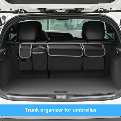 Car Trunk Storage Organizer with Lid – Universal 70L Oxford Cloth Folding Storage Box