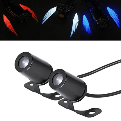 Motorcycle Projection Lights 2pcs Underglow Neon Light Kits – Water-Resistant Ambient Lighting for Motorcycle Lovers & Boyfriends