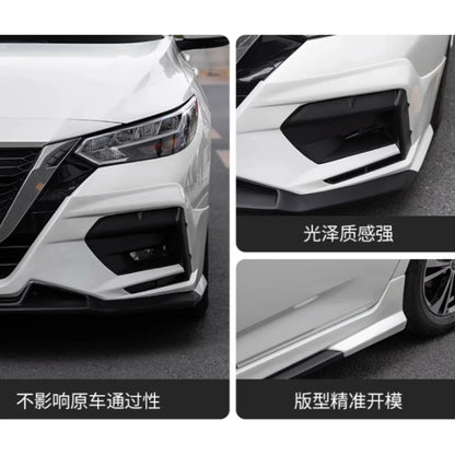 Front bumper Rear lip side skirt for Nissan Sylphy Sentra 14th 2020 modified Sport style Auto surround Body kit Car Accessories