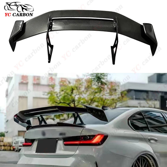 For BMW 2 series F22 G42 M2 F87 G87 Carbon Fiber Spoiler Tail fins Rear Trunk Spoiler Guide Wing Rear Wing Car body kit