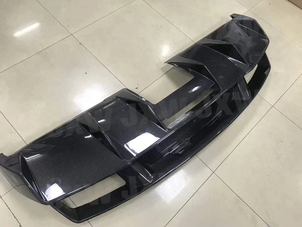 Carbon Fiber FRP Rear Bumper Extension for Lamborghini LP550 LP560 LP570 2008-2014 Body Kits Cars Accessories Rear Lip Diffuser