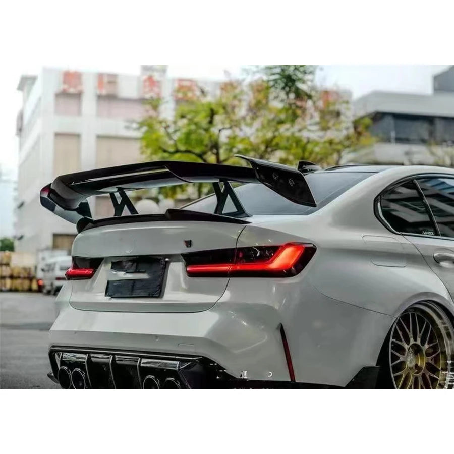 BMW 3 Series F30 F35 G20 G28 Carbon Fiber Trunk Spoiler Guide Wing Rear Wing