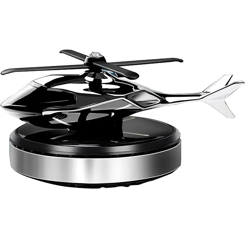 Car Fragrance Dashboard Decoration – Solar-Powered Helicopter Model Automotive Perfume, Portable & Long-Lasting