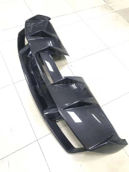 Carbon Fiber FRP Rear Bumper Extension for Lamborghini LP550 LP560 LP570 2008-2014 Body Kits Cars Accessories Rear Lip Diffuser