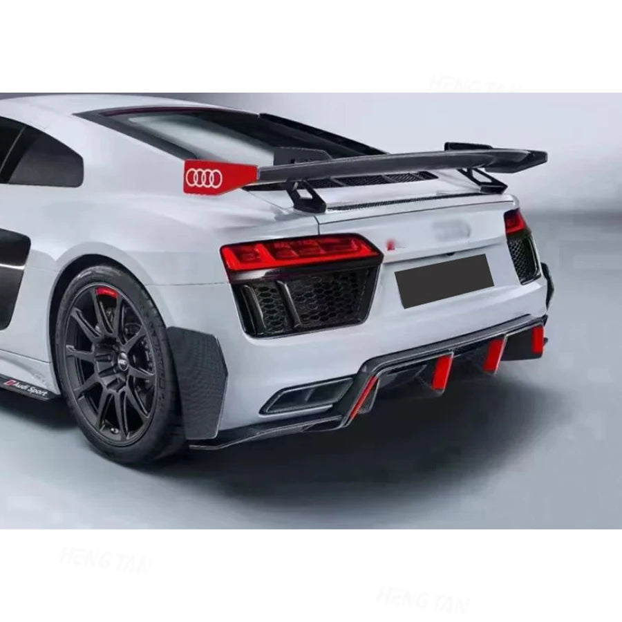 Carbon Fiber For Audi R8 2013-2022 Car Rear Trunk Spoiler Rear Wing Tail Wing Parts Upgrade Body kit Car Accessories