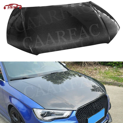 Carbon Fiber Front Engine Hood Bonnets engine Covers Car Body Kit For Audi A3 S3 2013 2014 2015 2016 2017 2018