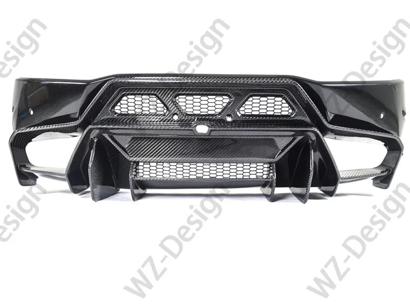 Car Accessories Carbon Fiber FRP VRS NOVARA EDIZIONE Style Rear Bumper Fit For 2014-2019 Huracan LP610-4 & LP580-2 Coupe Spyder