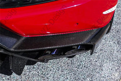 Car Accessories Carbon Fiber FRP VRS NOVARA EDIZIONE Style Rear Bumper Fit For 2014-2019 Huracan LP610-4 & LP580-2 Coupe Spyder